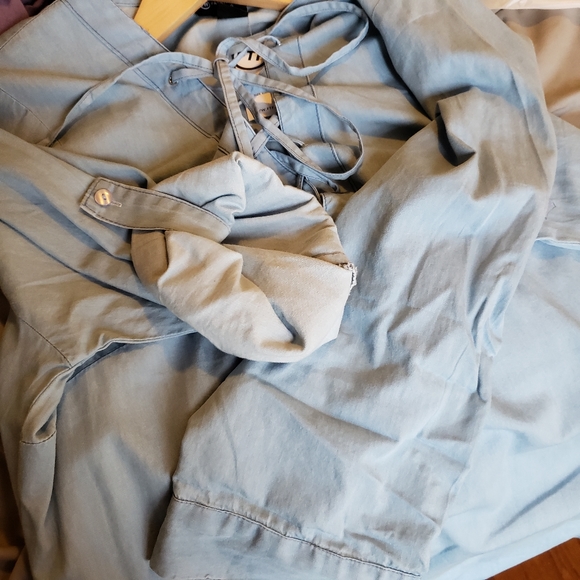 Fashion to Figure: S/S DNM Laceup Shift Dre - Picture 5 of 7